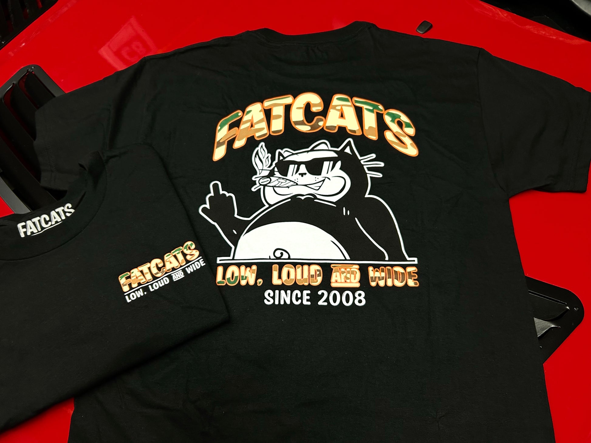 Fatcats Drift team staple tee Camo